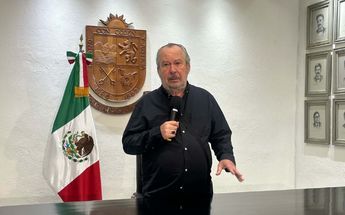 El alcalde Mauricio Fernández dio a conocer su condición durante una rueda de prensa en el Cabildo de San Pedro. | Sandra González