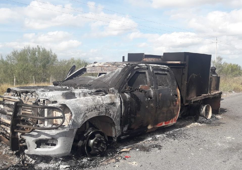 Vehículo de carga pesada fue encontrado quemado/ Agustín Martínez