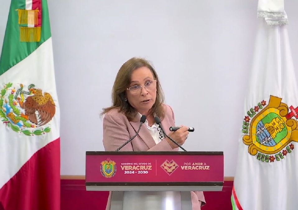 La gobernadora Roció Nahle defendió el trabajo de Guadalupe Osorno Maldonado al frente de Protección Civil en Veracruz | Especial