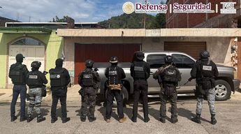 En el operativo participó la SSPC, Secretaría de Defensa, Guardia Nacional, FGR y el CNI | @OHarfuch vía X