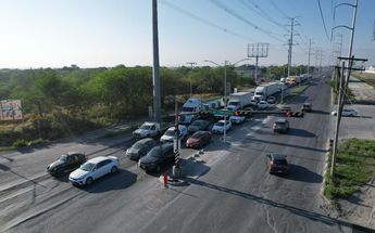 Bulevar Jesús Dionisio González en Apodaca, Nuevo León. | Marcela Cuevas