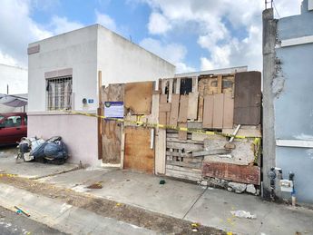 Uno de los domicilios asegurados por las autoridades en García. | Agustín Martínez