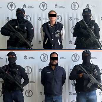 Alfredo Salvador 'N' y Jessica Nohemí 'N', detenidos en Tlajomulco el 14 de agosto por presunto abuso infantil | Fiscalía de Jalisco