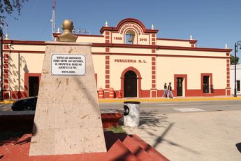 Cabecera municipal de Pesquería. | Archivo