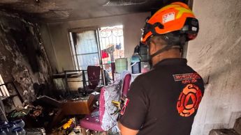 Elementos de protección asistieron al lugar de los hechos para apagar el incendio. | Cortesía