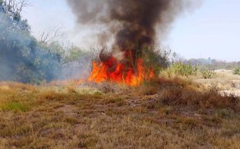 Se vivió una larga jornada con los bomberos de Nuevo Laredo. | Especial