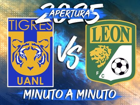 Sigue minuto a minuto el partido de Tigres ante León de la jornada 8 del Apertura 2025.