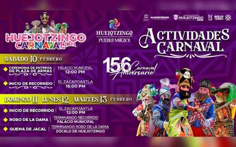 Cartel de actividades del Carnaval de Huejotzingo 2024 / Especial