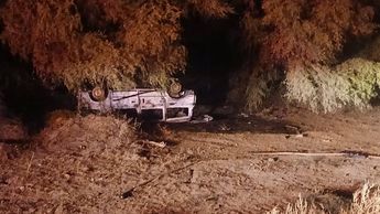 La camioneta quedó totalmente calcinada.  | Especial