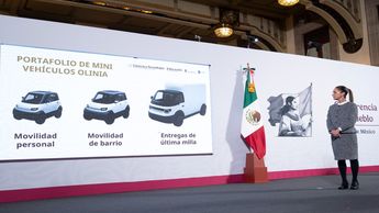 Olinia busca ser una opción de coches eléctricos a bajo costo para los mexicanos / Presidencia.