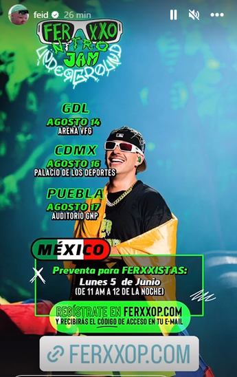 Concierto Feid CdMx / Especial