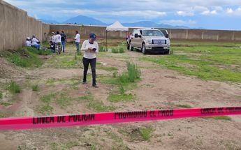 El nuevo punto estaba a un costado de la fosa de la que se sacaron 34 cuerpos/ Gloria Reza