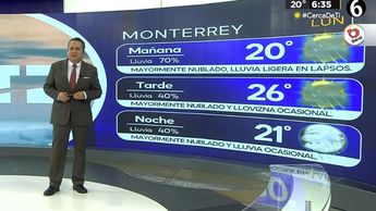 Clima en Monterrey lunes 21 octubre 2024