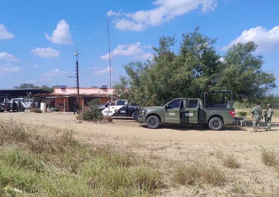 Fuerza Civil, con apoyo del Ejército y la Guardia Nacional, desarticuló a un grupo delictivo en Los Aldamas.| Especial