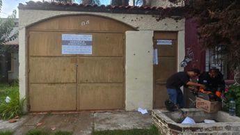 En la fachada de la finca se detectaron impactos de arma de fuego | Secretaria de Seguridad