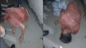 Los pasajeros golpearon al presunto asaltante con palos y a patadas | Especial