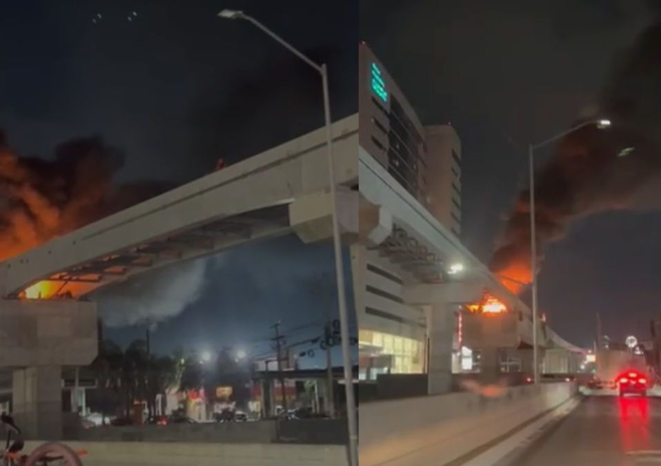 Incendio en obras de la línea 6 del metro.| Especial