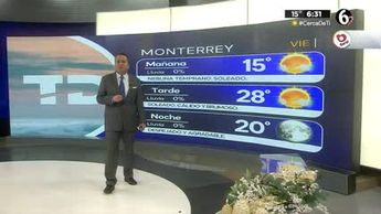 Pronóstico del tiempo para Monterrey, con Abimael Salas - 08 de diciembre de 2023