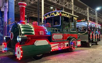 Trenecito navideño en Tláhuac | Facebook Tláhuac, Renace para tu Bienestar