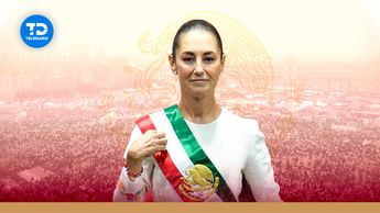 Claudia Sheinbaum es la primera presidenta en la historia de México / Foto: Cuartoscuro, Diseño: Margarita Salmorán
