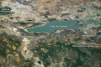 La fotografía aporta información valiosa sobre el estado actual del Lago de Chapala | @NASA_es vía X