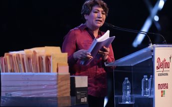 Delfina Gómez presenta su plan de gobierno / Bernardo Jasso
