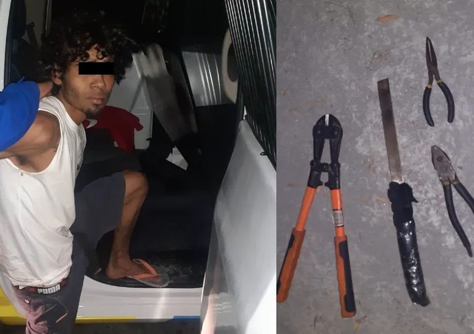 Detienen a hondureño de 22 años por intentar robar en secundaria en Monterrey
