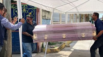 El féretro de Roxana no se puede abrir debido al nivel de calcinación en que fue hallada / Fluvio César Martínez
