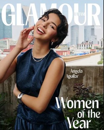 Esta fue la portada de Ángela Aguilar como mujer del año en la revista Glamour. | Revista Glamour