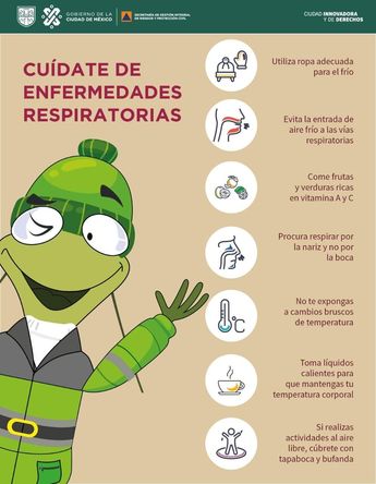 Recomendaciones para la temporada de frío / X @SGIRPC_CDMX