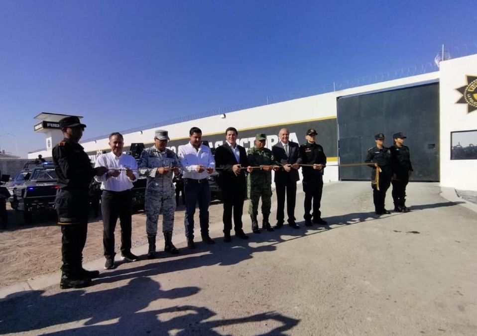 El Gobierno de Nuevo León inauguró otro cuartel de Fuerza Civil en Salinas Victoria. | Sandra González