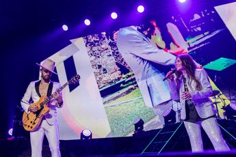 Jesse & Joy durante concierto en Monterrey. | Cortesía