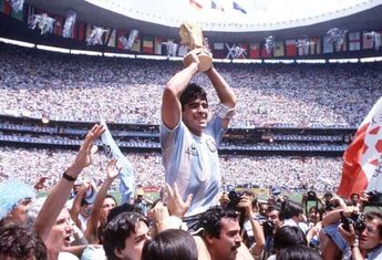 Diego Maradona mundial México 1986 / CORTESÍA: @FIFA