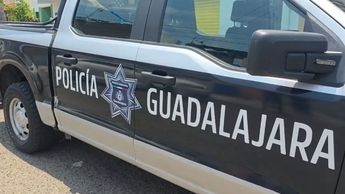 Patrulla de la Policía Municipal de Guadalajara en el lugar de los hechos | Juan Carlos Munguía