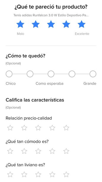 Así es como se puede calificar dentro de Mercado Libre/ Especial