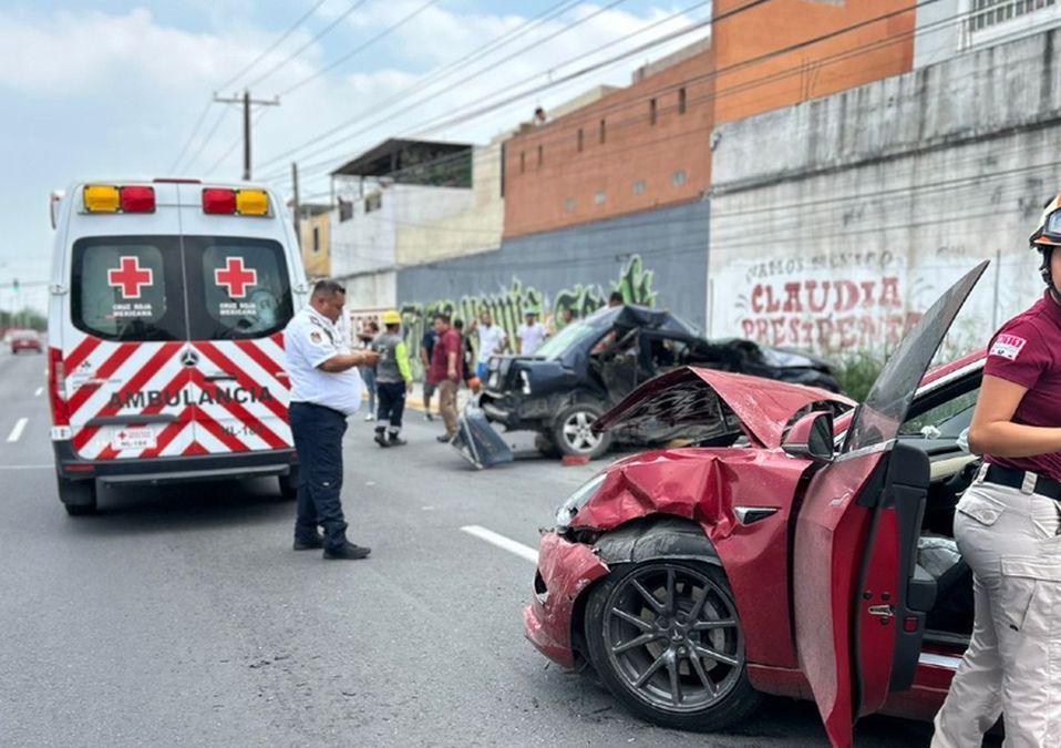 Choque en Escobedo, Nuevo León