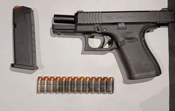 Arma decomisada al hombre detenido. | Cortesía