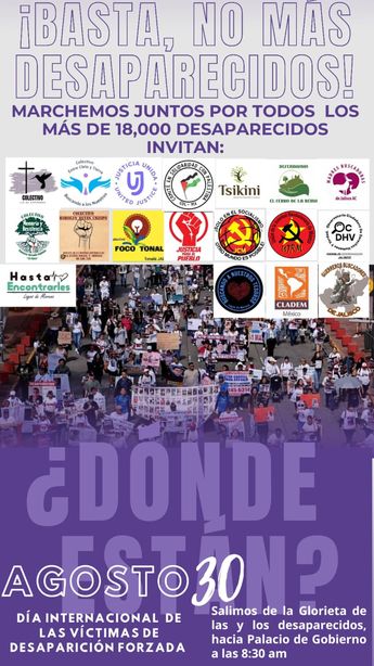 Invitación a la marcha que congregará a distintos colectivos. | Colectivo Luz de Esperanza