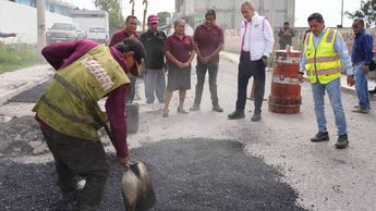 Con una inversión de millones de pesos, cuadrillas de infraestructura atienden de manera directa los reportes / Cortesía Ayuntamiento de Puebla