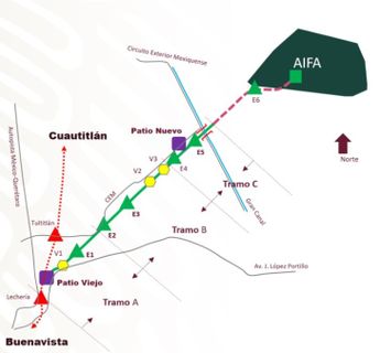 La ruta del Tren Suburbano Lechería-AIFA ayudará a aliviar el tráfico en la salida norte de la Ciudad de México y municipios vecinos | Tren Suburbano