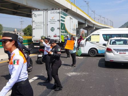 La autopista México-Puebla suele ser ocupada por manifestantes que exigen mayor seguridad en carreteras del país / Cuartoscuro