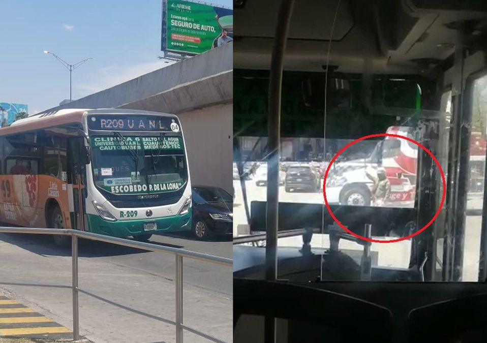 Ruta 209 cobra 15 pesos y pasa por dos operativos de Movilidad sin ser multado en Monterrey / Cortesía