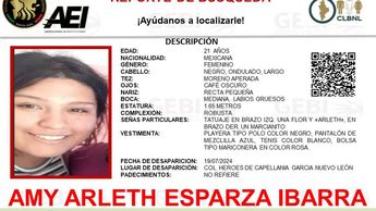 Amy Arleth Esparza Ibarra desaparecida en García, Nuevo León | Especial