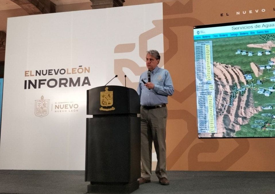 Director de Agua y Drenaje de Monterrey/ Erik Solheim Rocha