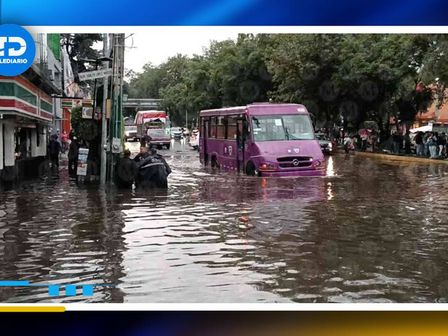 Las lluvias de este jueves han causado grandes afectaciones en CdMx y Edomex./Jorge Becerril.