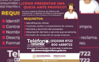 ¿Cómo denunciar ante Profeco?/ @Profeco