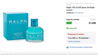 Perfume Ralph Lauren mujer barato