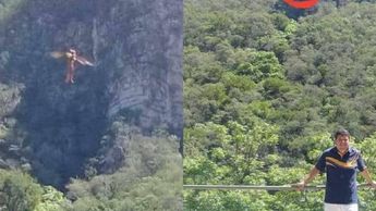 Captan a supuesto hombre pájaro en Monterrey | Especial