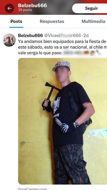 El alumno compartió en redes sociales que realizaría el ataque / Especial