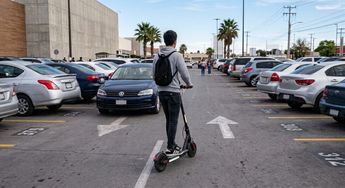 La parte frontal del vehículo impactó el costado derecho del scooter, provocando que Edtson saliera proyectado.